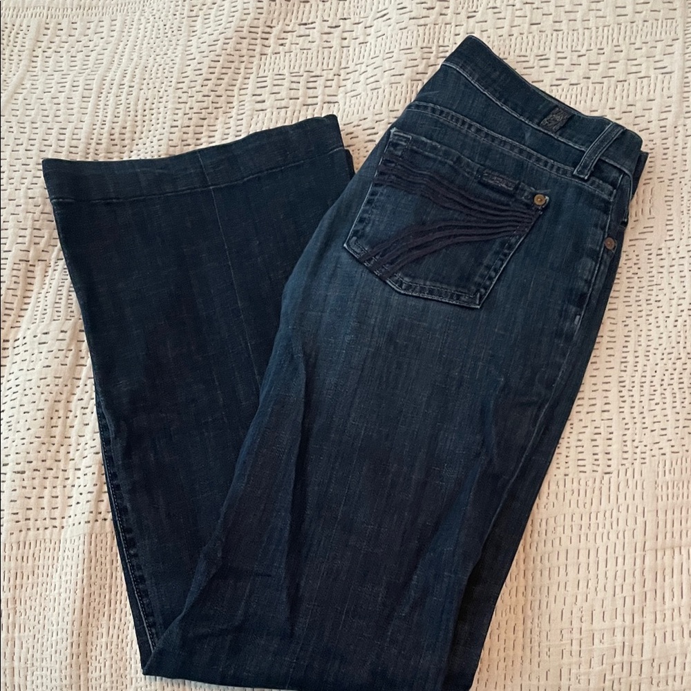 7 For All Mankind Dark Indigo dojo trouser Jeans